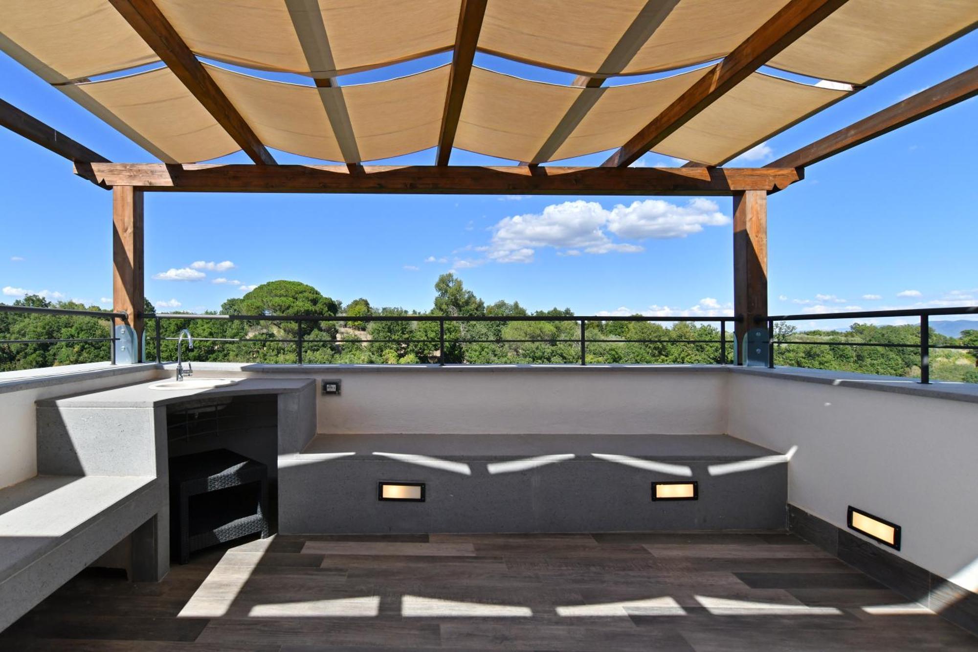 Epic Rooftop Terrace Overlooking Civita Valley باغنوريغيو المظهر الخارجي الصورة